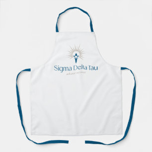 Sigma Delta Tau Sorority Torch & Sunburst Logo Apron