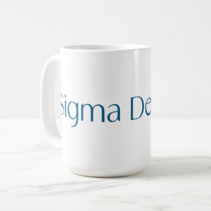 Sigma Delta Tau Sorority Wordmark Coffee Mug