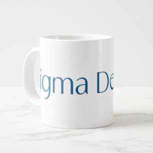 Sigma Delta Tau Sorority Wordmark Giant Coffee Mug