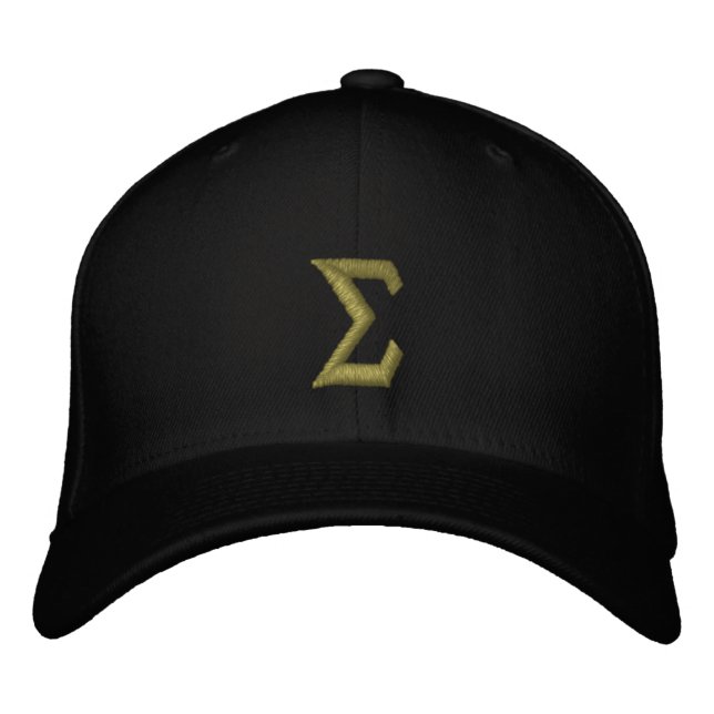 Sigma Embroidered Baseball Hat (Front)