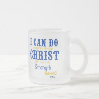 Sigma Gamma Rho Christian frosted mug phil 4:13