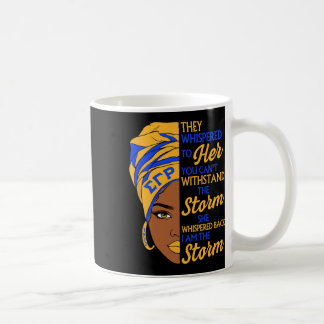 Sigma Gamma Rho Sorority Black History Month Women Coffee Mug