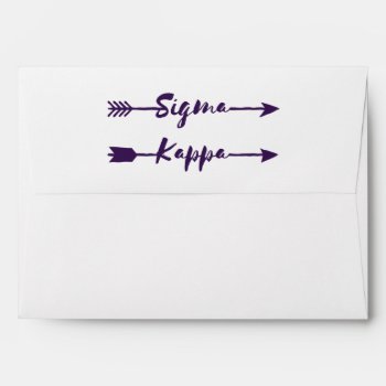 Sigma Kappa Arrow Envelope by SigmaKappa at Zazzle