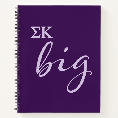 Sigma Kappa Big Script Notebook