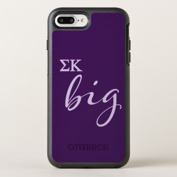 Sigma Kappa Big Script Otterbox Symmetry Iphone 8 Plus/7 Plus Case by SigmaKappa at Zazzle