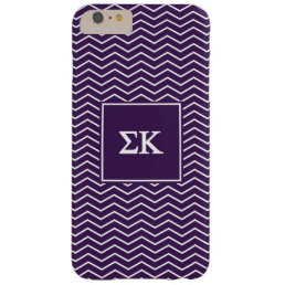 Sigma Kappa | Chevron Pattern Barely There iPhone 6 Plus Case
