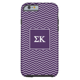 Sigma Kappa | Chevron Pattern Tough iPhone 6 Case