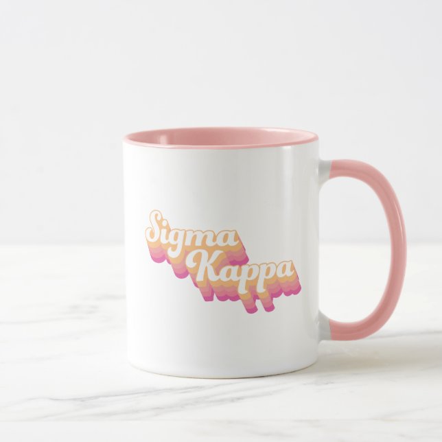 Sigma Kappa | Groovy Script Mug (Right)