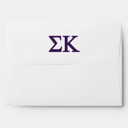 Sigma Kappa Lil Big Logo Envelope