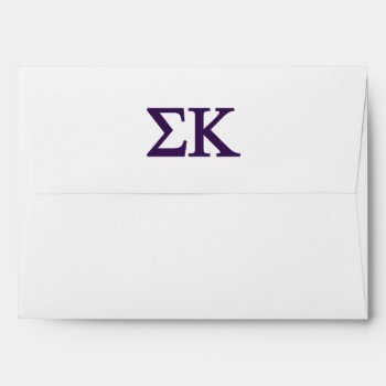 Sigma Kappa Lil Big Logo Envelope by SigmaKappa at Zazzle
