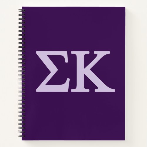 Sigma Kappa Lil Big Logo Notebook