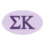 Sigma Kappa Lil Big Logo Oval Sticker