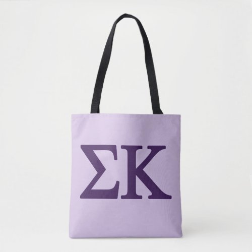 Sigma Kappa Lil Big Logo Tote Bag