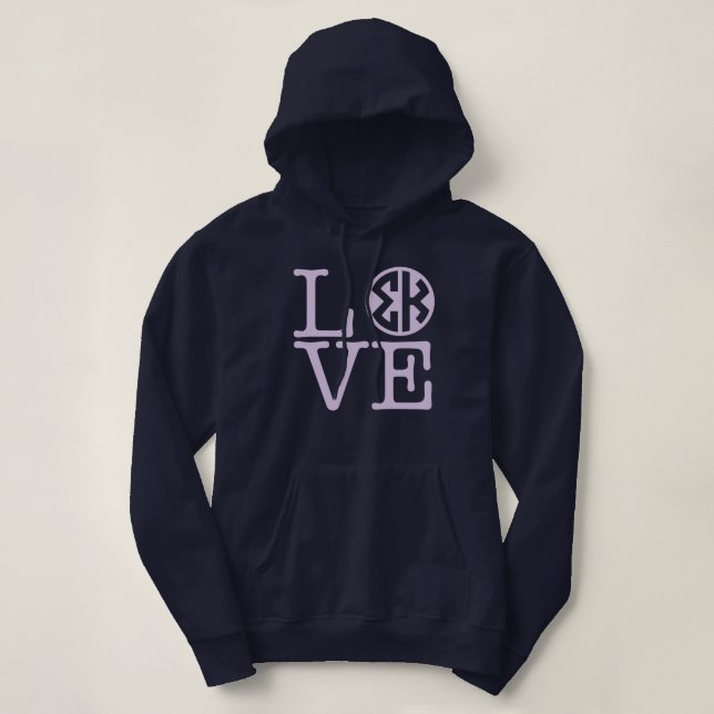 Sigma Kappa Love Hoodie (Design Front)
