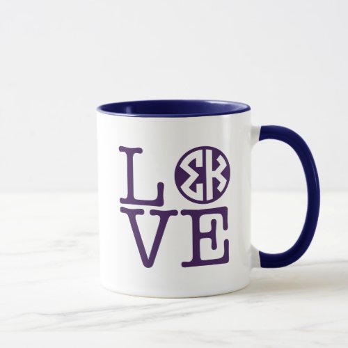 Sigma Kappa Love Mug