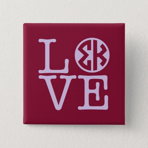 Sigma Kappa Love Pinback Button