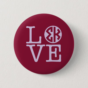 Sigma Kappa Love Pinback Button