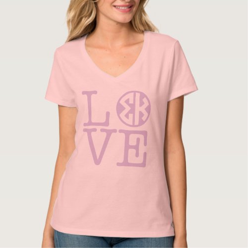 Sigma Kappa Love T_Shirt