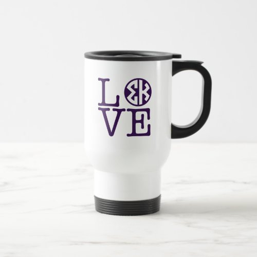 Sigma Kappa Love Travel Mug