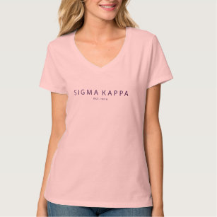 Sigma Kappa Modern Type T-Shirt