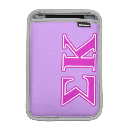 Sigma Kappa Pink Letters Ipad Mini Sleeve