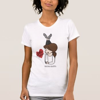 Sigma Kappa | Sorority Little Sis Avatar T-shirt by GreekFanMerch at Zazzle