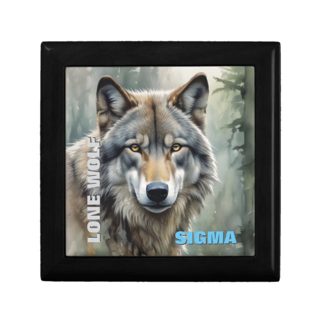 Sigma Male Lone Wolf Gift Box (Front)
