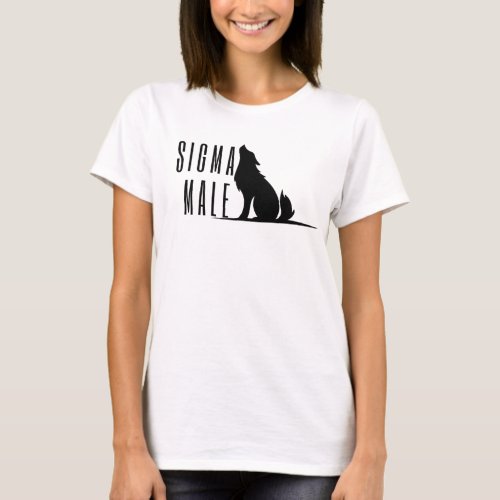 Sigma Male  Lone Wolf Loner Meme   T_Shirt