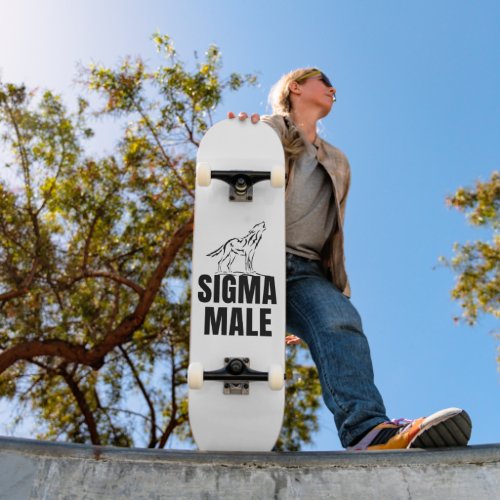Sigma Male  Lone Wolf   Skateboard