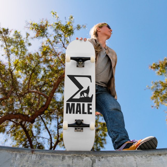 Sigma Male lone wolf Skateboard (Outdoor 1)