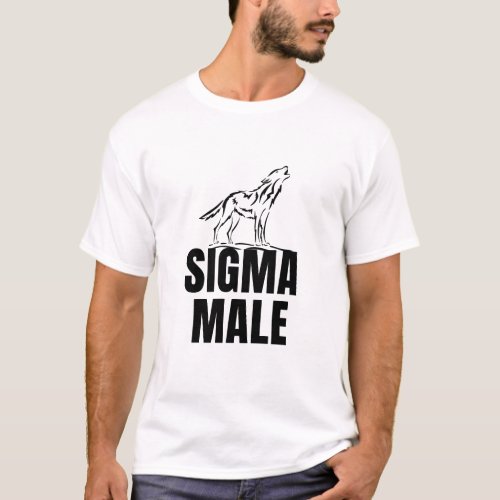Sigma Male  Lone Wolf   T_Shirt