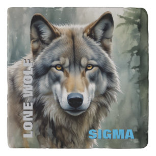 Sigma Male Lone Wolf Trivet