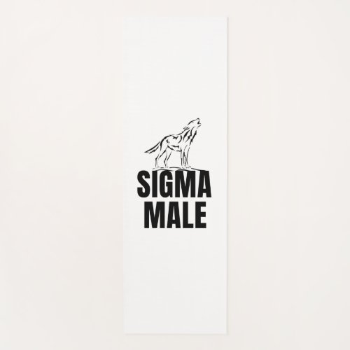 Sigma Male  Lone Wolf   Yoga Mat