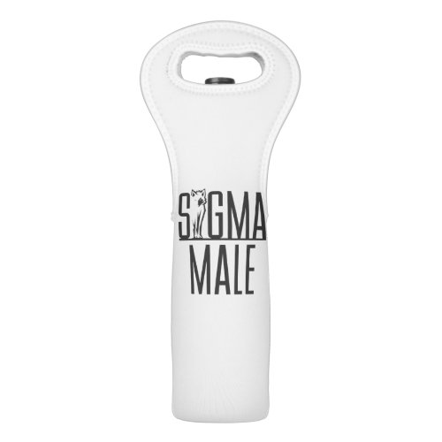 Sigma Male Wolf Lone Loner Meme Wine Bag