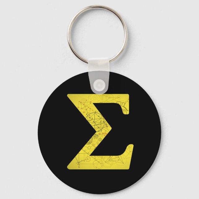 Sigma - Math Symbols  Keychain (Front)