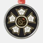 Sigma Nu Badge Metal Ornament at Zazzle