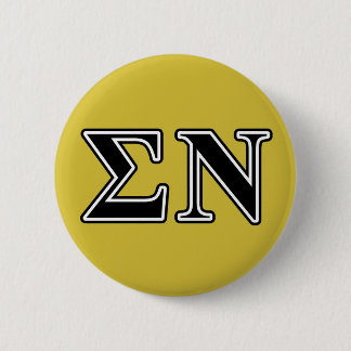 Sigma Nu Black Pinback Button