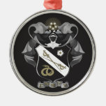 Sigma Nu Crest Metal Ornament at Zazzle