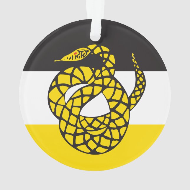 Sigma Nu Flag Ornament (Back)