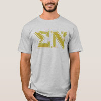 Sigma Nu Gold Letters