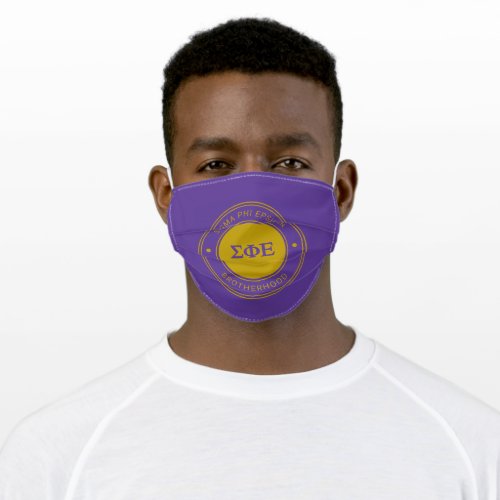 Sigma Phi Epsilon  Badge Adult Cloth Face Mask