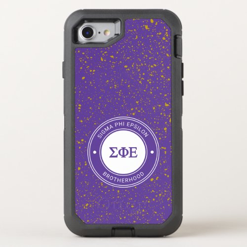 Sigma Phi Epsilon  Badge OtterBox Defender iPhone SE87 Case