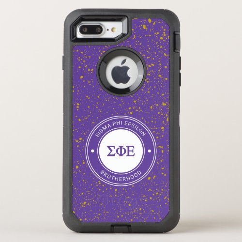 Sigma Phi Epsilon  Badge OtterBox Defender iPhone 8 Plus7 Plus Case