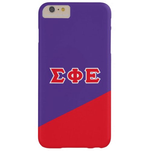 Sigma Phi Epsilon  Greek Letters Barely There iPhone 6 Plus Case
