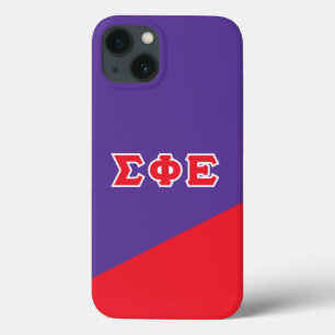 Sigma Phi Epsilon   Greek Letters iPhone 13 Case