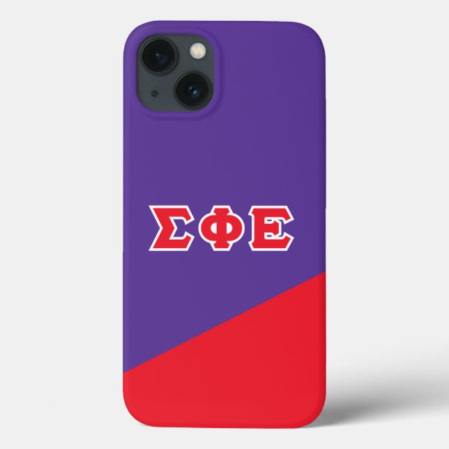 Sigma Phi Epsilon | Greek Letters Case-Mate iPhone Case (Back)