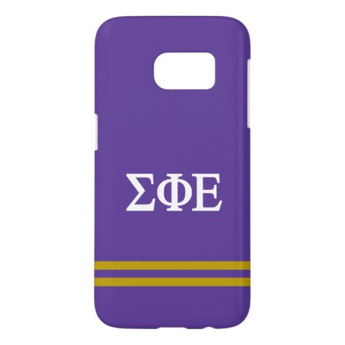 Sigma Phi Epsilon  Sport Stripe Samsung Galaxy S7 Case