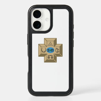 Sigma Pi Fraternity Greek Cross & Symbols Logo iPhone 16 Case