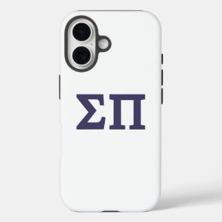 Sigma Pi Fraternity Greek Letters Logo iPhone 16 Case