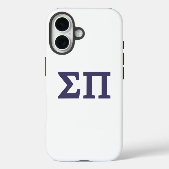 Sigma Pi Fraternity Greek Letters Logo Case-Mate iPhone Case (Back)